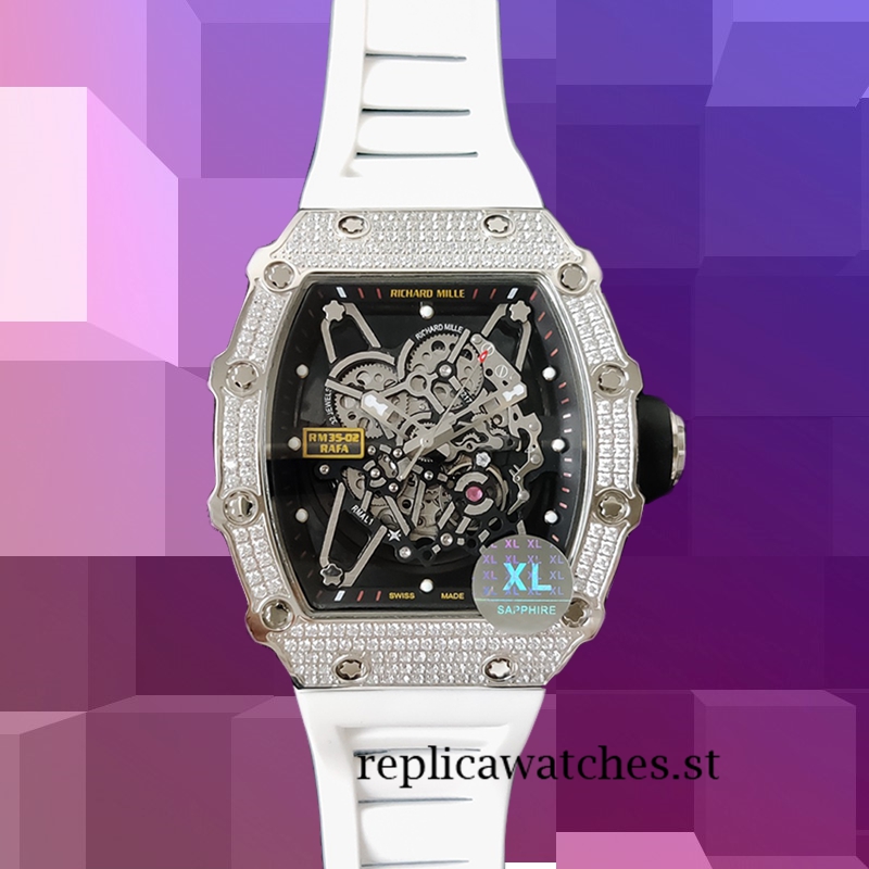 Richard Mille RM35-02 RM35-02-025 Men Around 45mm Silver-tone - Image 4