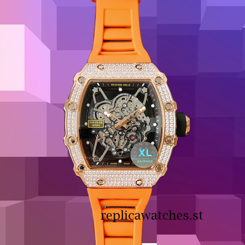 Richard Mille RM35-02 RM35-02-026 Men Around 45mm Transparent Dial - Image 2