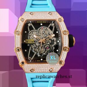 Richard Mille RM35-02 RM35-02-029 Men Around 45mm Rose Gold-tone