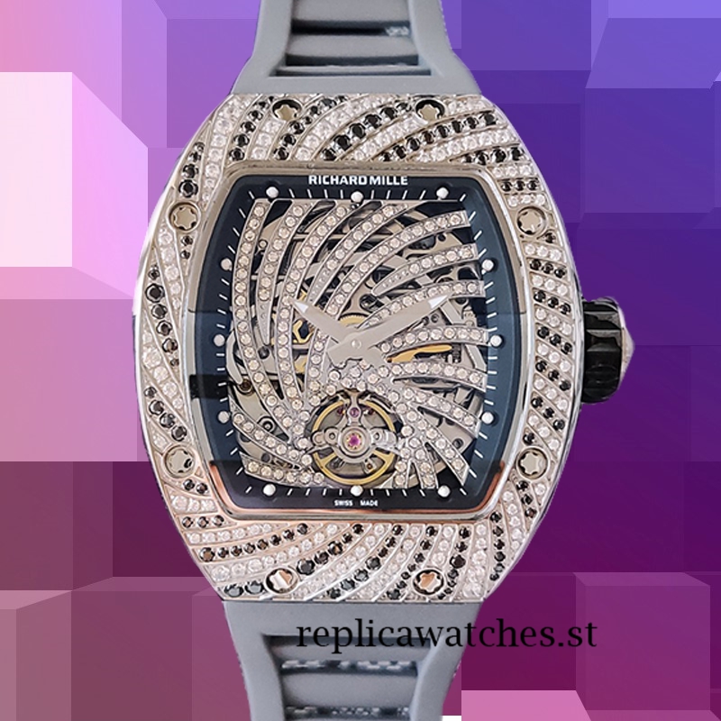 Richard Mille RM51-02 Ladies Around 48*40mm RM51-02-010 Silver-tone