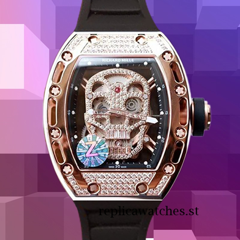 Richard Mille RM052 Men RM052-005 Around 50*43mm Rose Gold