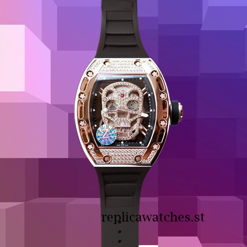 Richard Mille RM052 Men RM052-005 Around 50*43mm Rose Gold - Image 2