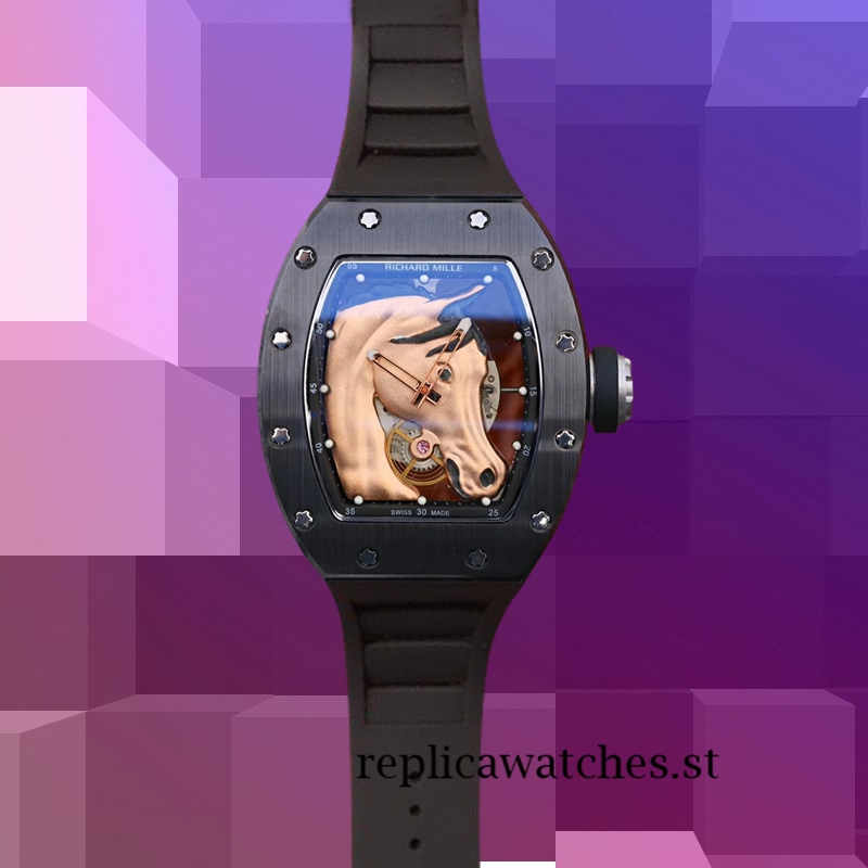 Richard Mille RM52-02 RM52-02-006 Men Around 50*42mm Mechanical Black - Image 2