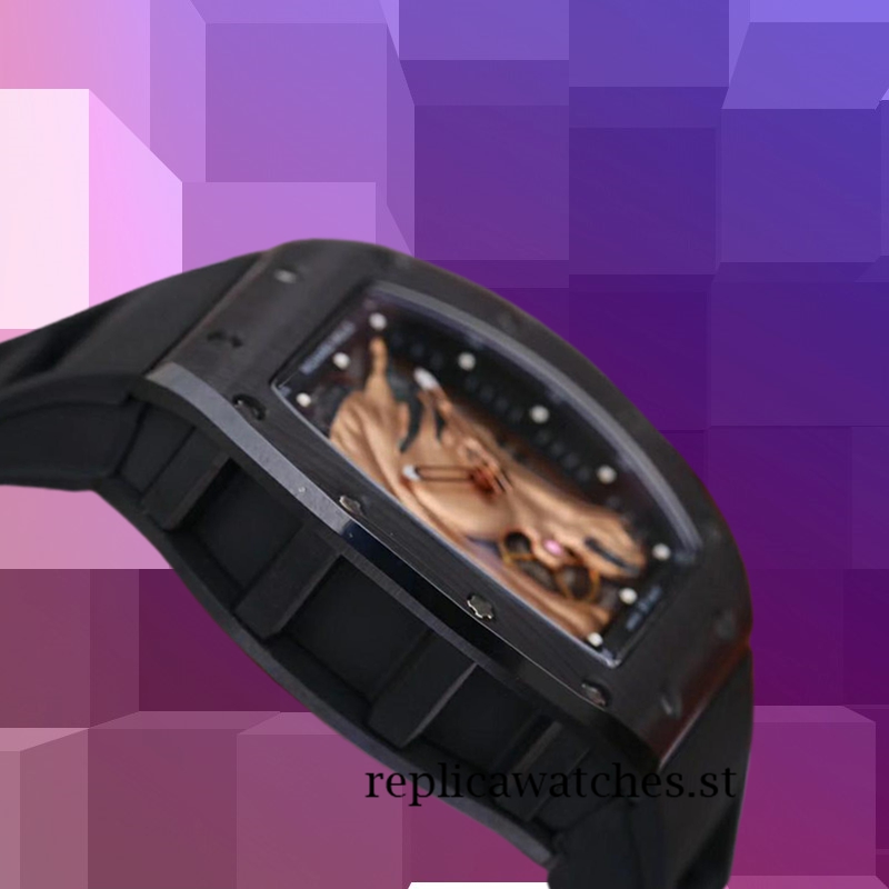 Richard Mille RM52-02 RM52-02-006 Men Around 50*42mm Mechanical Black - Image 3