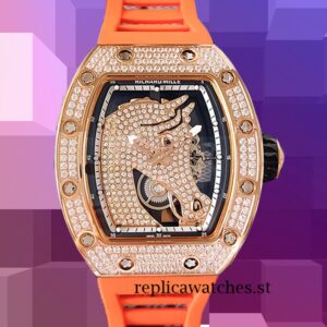Richard Mille RM52-02 RM52-02-014 Around 43mm Men Rose Gold-tone Mechanical