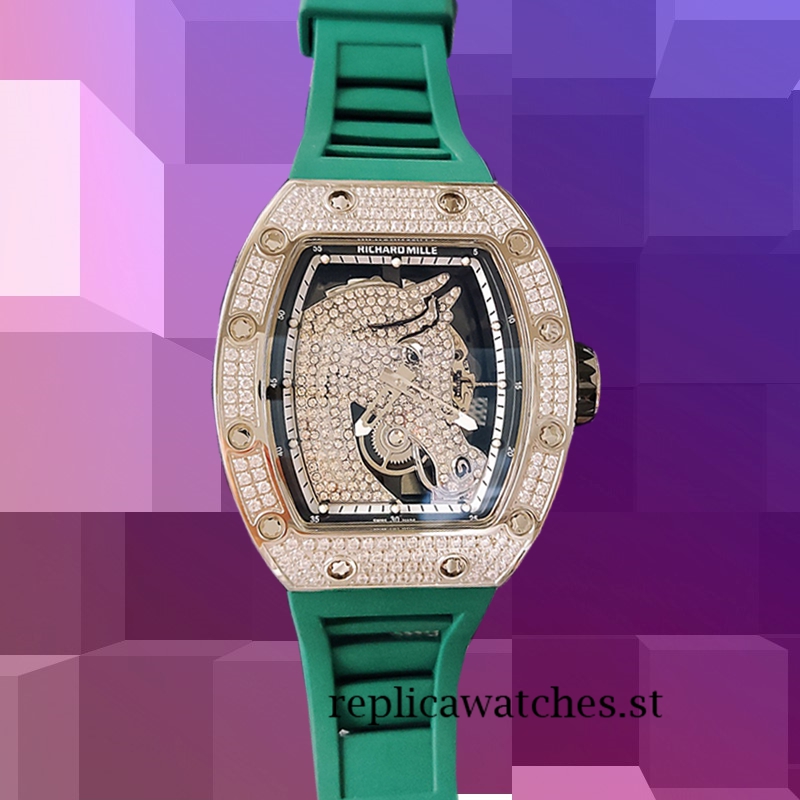 Richard Mille RM52-02 RM52-02-016 Around 43mm Men Mechanical Horse Dial - Image 2