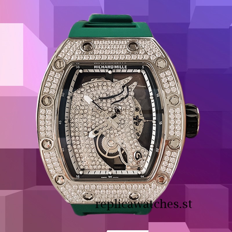 Richard Mille RM52-02 RM52-02-016 Around 43mm Men Mechanical Horse Dial - Image 3