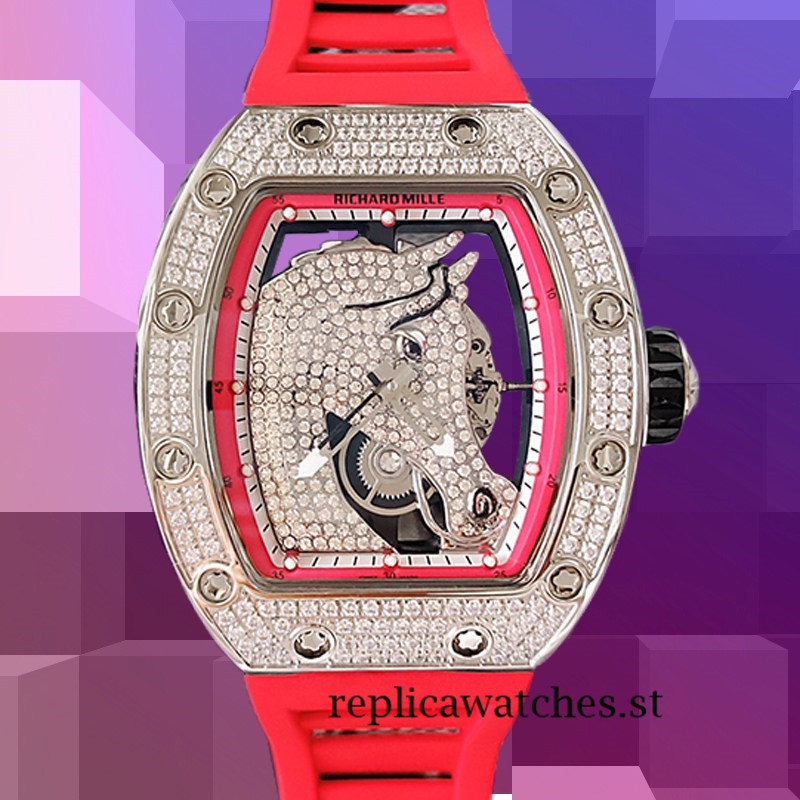 Richard Mille RM52-02 RM52-02-016 Men Around 43mm Horse Dial