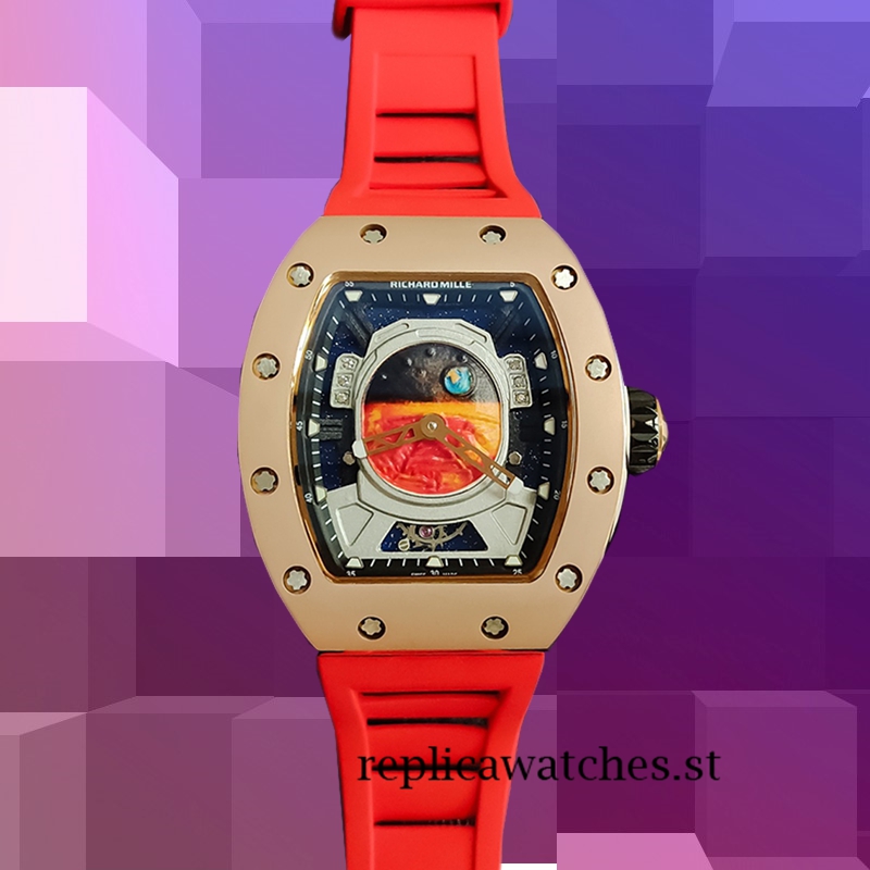 Richard Mille RM52-05 Men RM52-05-005 Around 50*42mm Rose Gold-tone - Image 2