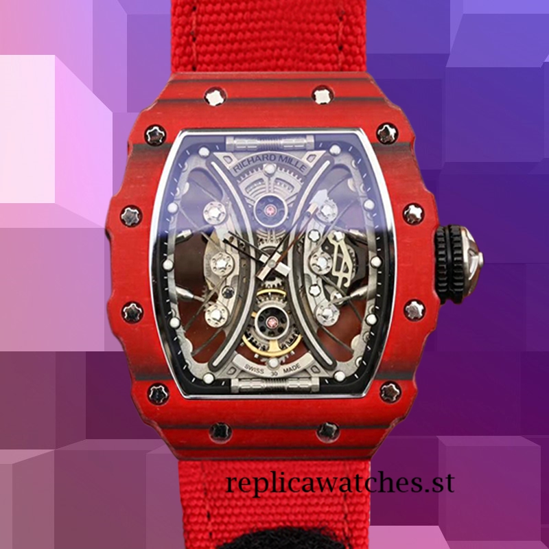 Richard Mille RM53-01 Men RM53-01-002 Around 50*43mm Red