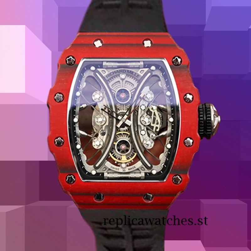 Richard Mille RM53-01 RM53-01-003 Around 50*43mm Men Mechanical Red