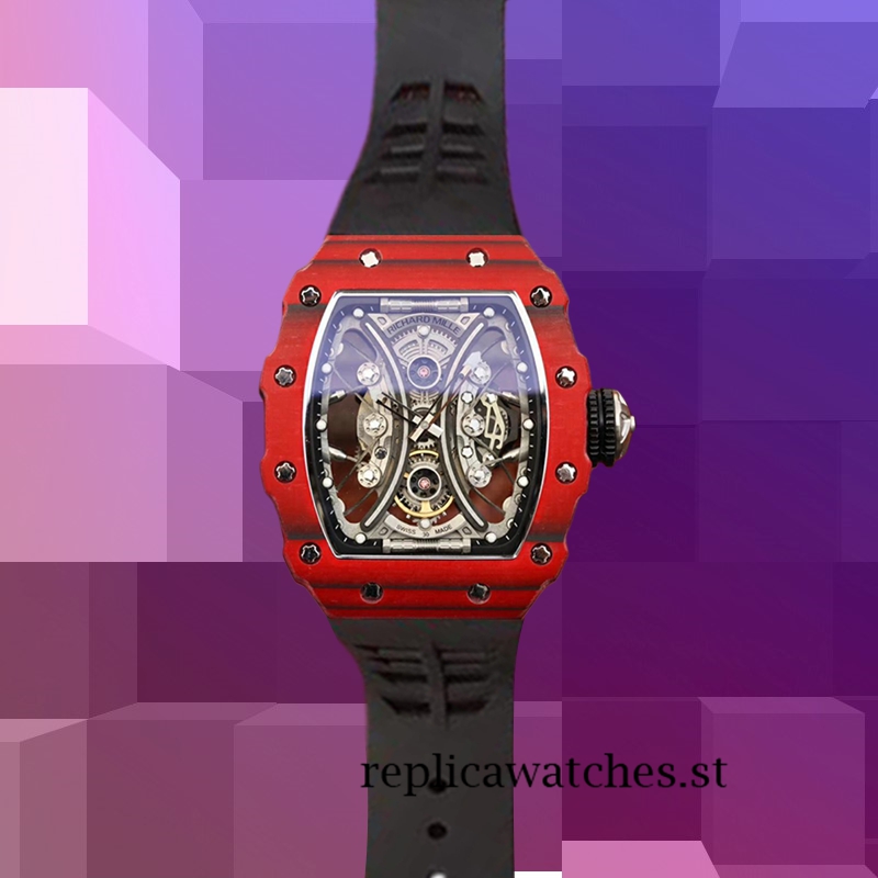 Richard Mille RM53-01 RM53-01-003 Around 50*43mm Men Mechanical Red - Image 2