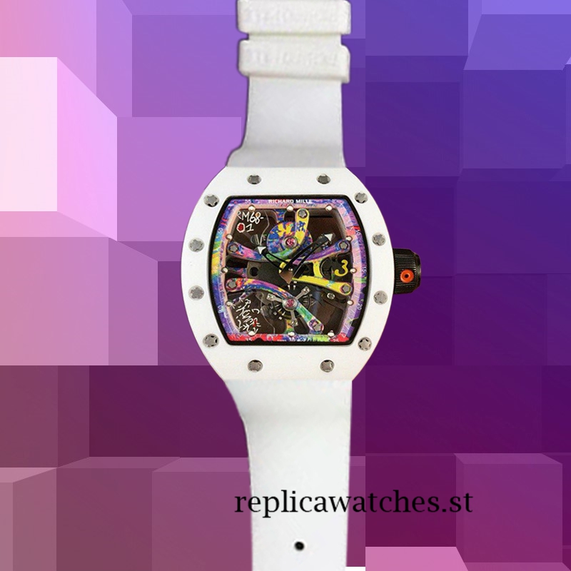 Richard Mille RM68-01 Men Around 50*40mm RM68-01-003 White Hand Wind - Image 2