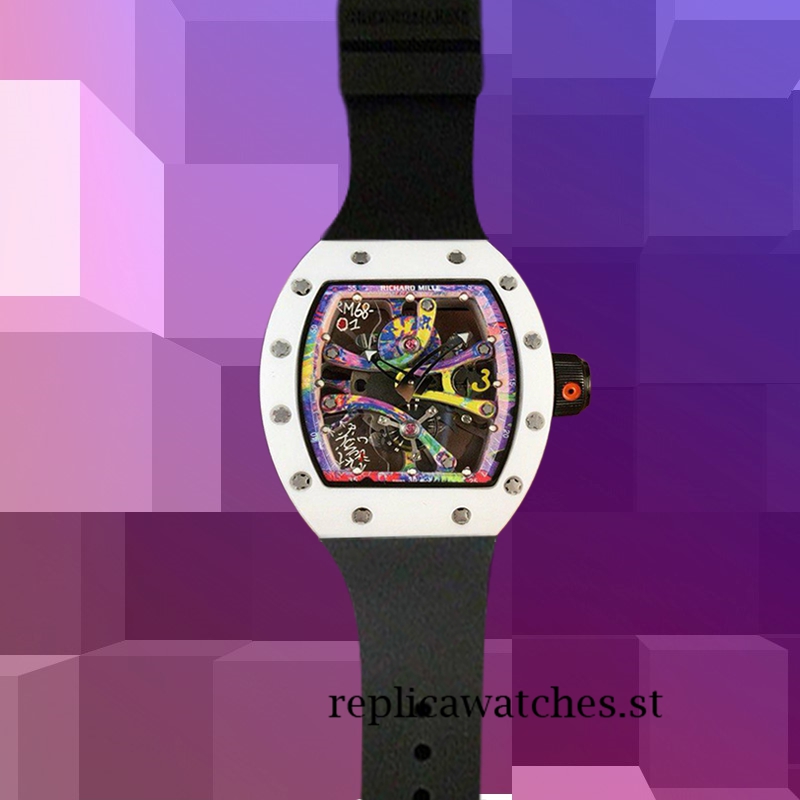 Richard Mille RM68-01 Men RM68-01-004 Around 50*40mm Hand Wind White - Image 2