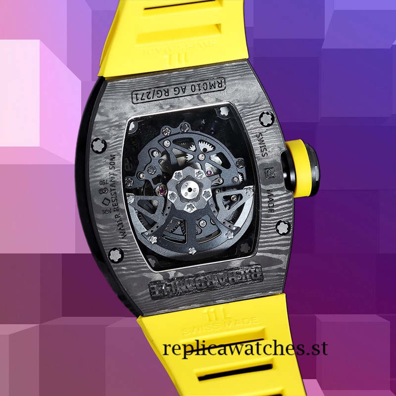 Richard Mille RM 005 RM 005-001 Men 50*42mm Black Transparent Dial - Image 4