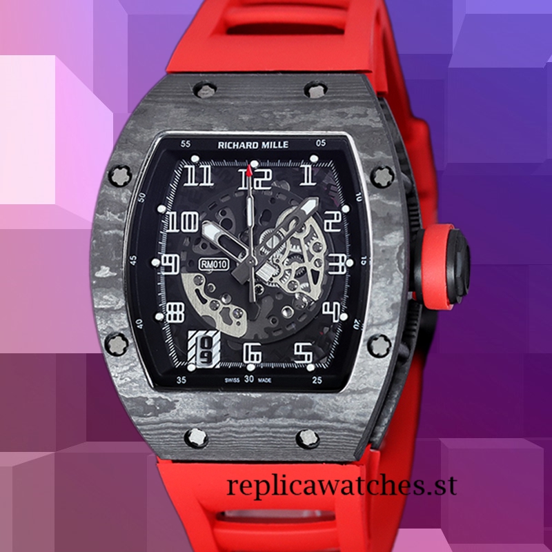 Richard Mille RM 010 Men RM 010-005 50*42mm Automatic Transparent Dial