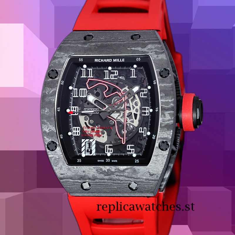 Richard Mille RM 010 RM 010-009 Men 50*42mm Black