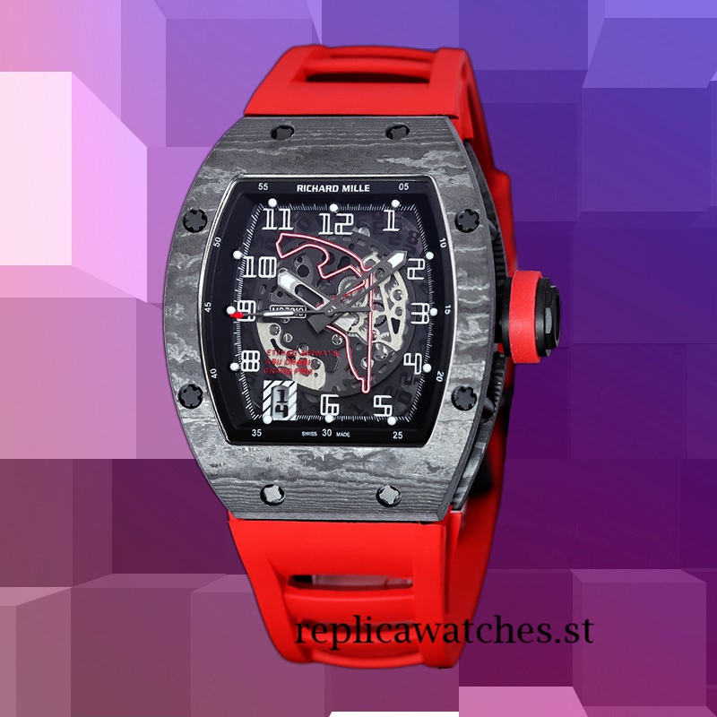 Richard Mille RM 010 RM 010-009 Men 50*42mm Black - Image 2