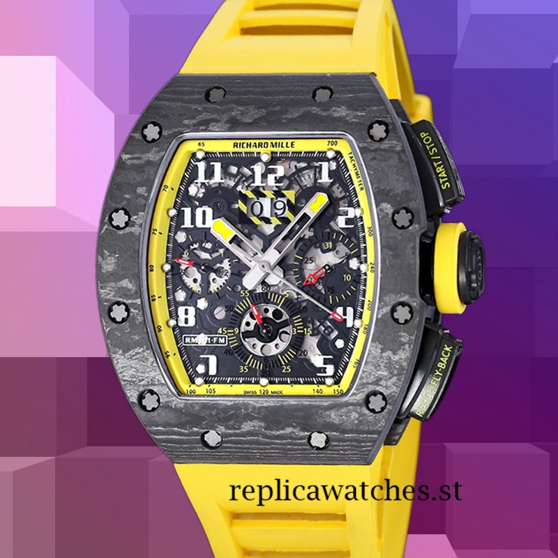 Richard Mille RM 011 Men 50*40mm RM 011-031 Black