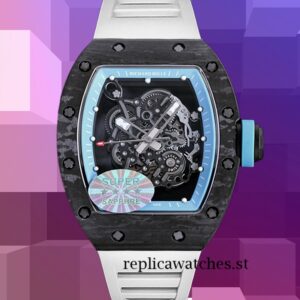 Richard Mille RM055 RM055 Around 50*40mm Men Transparent Dial Black