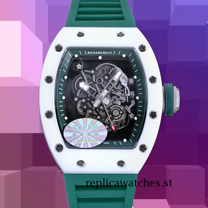 Richard Mille RM055 Men RM055 Around 50*40mm White