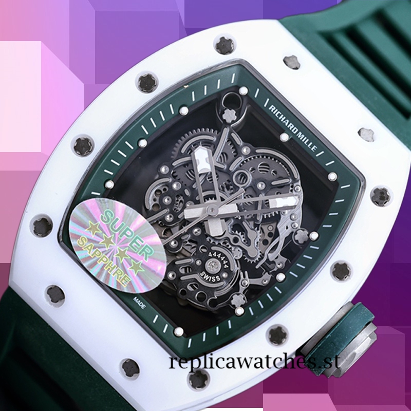 Richard Mille RM055 Men RM055 Around 50*40mm White - Image 4