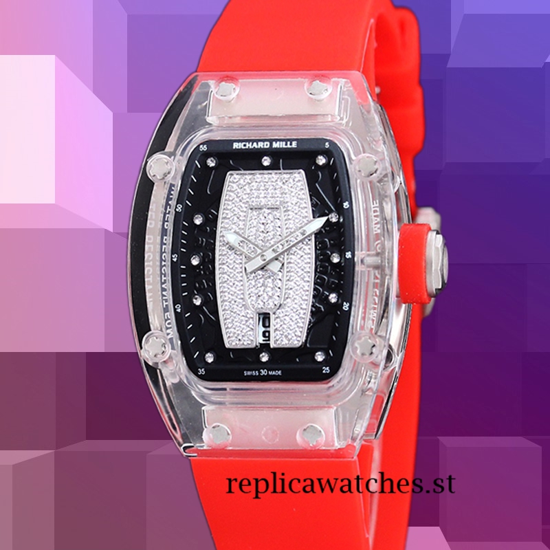 Richard Mille RM 07-02 RM 07-02-003 46*32mm Ladies Transparent Diamonds Dial