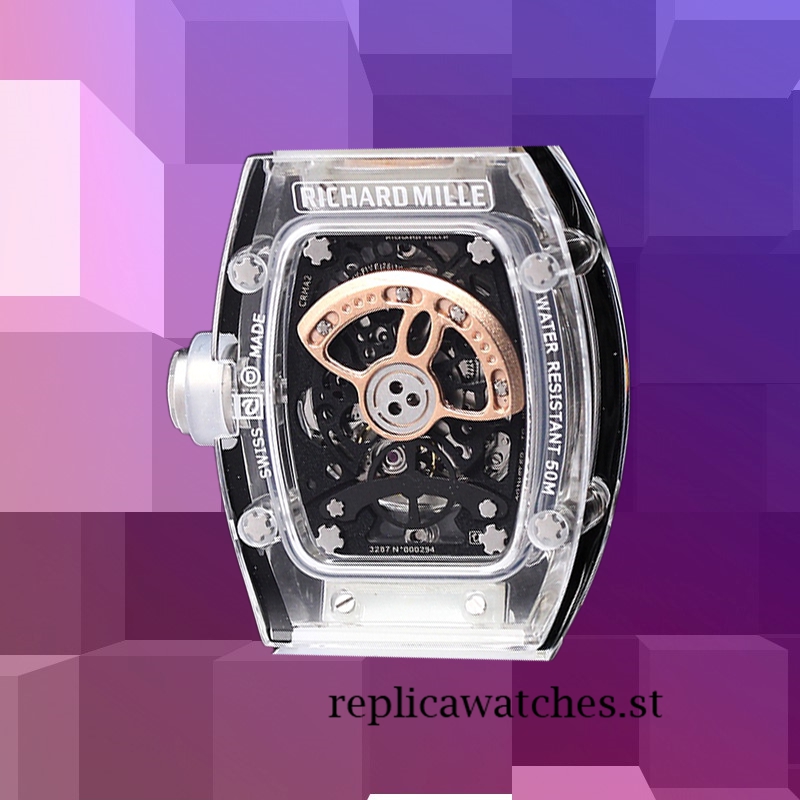 Richard Mille RM 07-02 46*32mm RM 07-02-005 Ladies Automatic Red With Diamonds Dial - Image 3