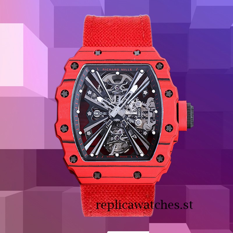 Richard Mille RM12-01 Men RM12-01 Around 50*40mm Red - Image 2