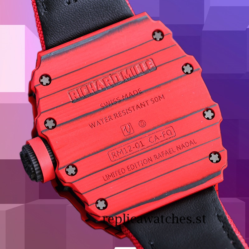 Richard Mille RM12-01 Men RM12-01 Around 50*40mm Red - Image 4
