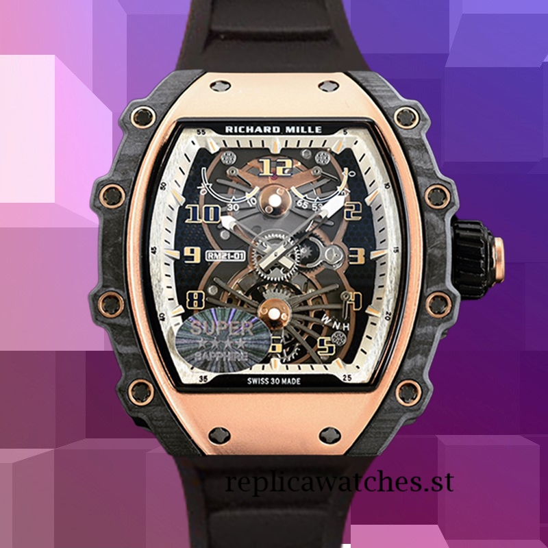 Richard Mille RM21-01 Men RM21-01 Around 50*40mm Automatic Black
