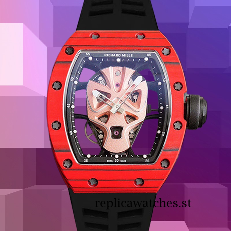 Richard Mille RM52-06 Around 50*40mm RM52-06 Men Hero Dial Automatic