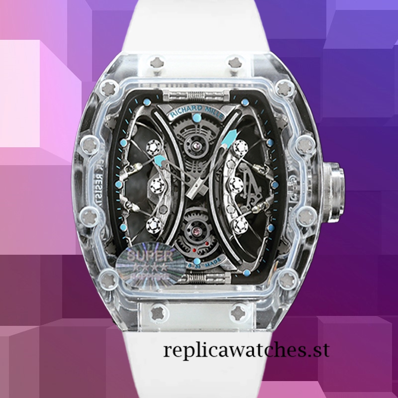 Richard Mille RM53-01 Around 50*40mm RM53-01 Men Transparent Dial Automatic