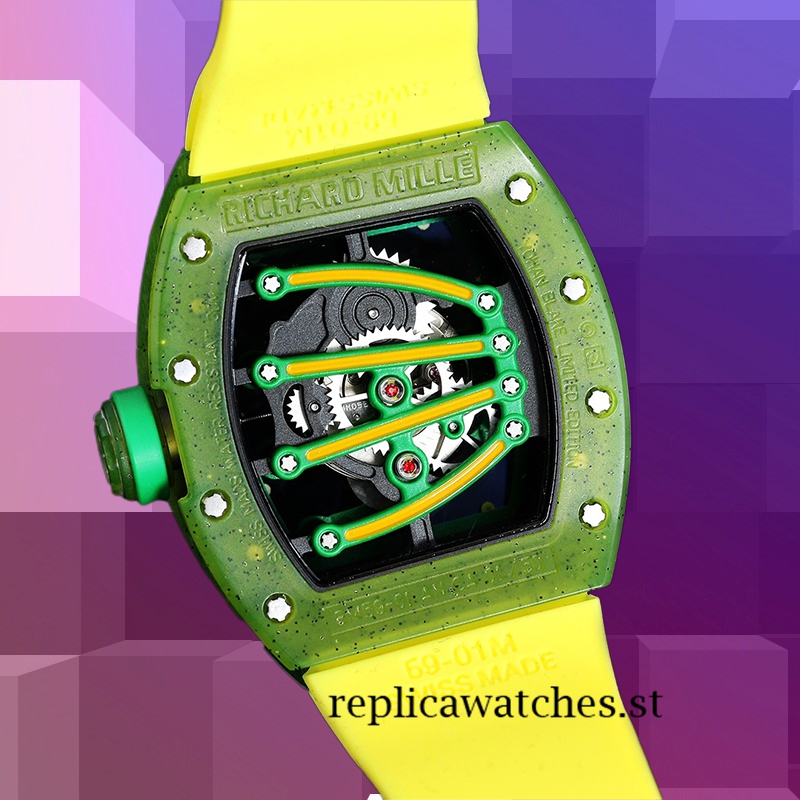 Richard Mille RM 56-01 RM 56-01-001 50*42mm Men Automatic Green - Image 4
