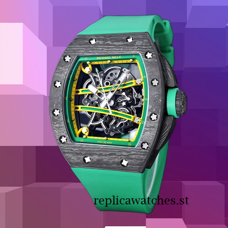 Richard Mille RM 61-01 Men RM 61-01-002 50*40mm Automatic Black - Image 2