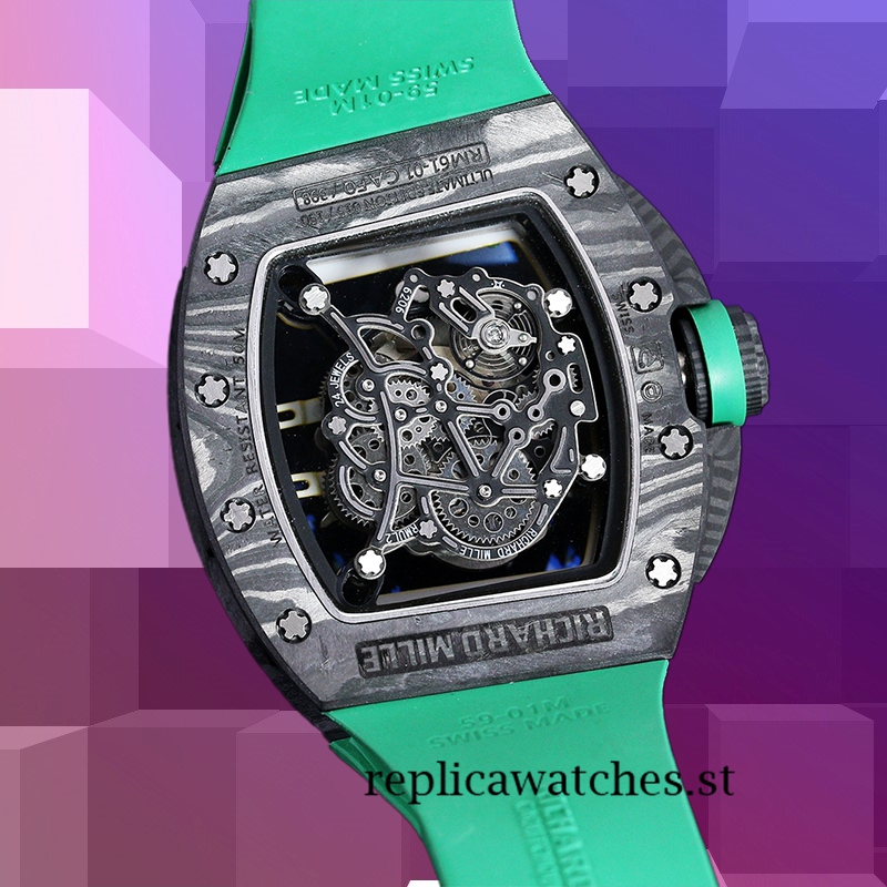 Richard Mille RM 61-01 Men RM 61-01-002 50*40mm Automatic Black - Image 4