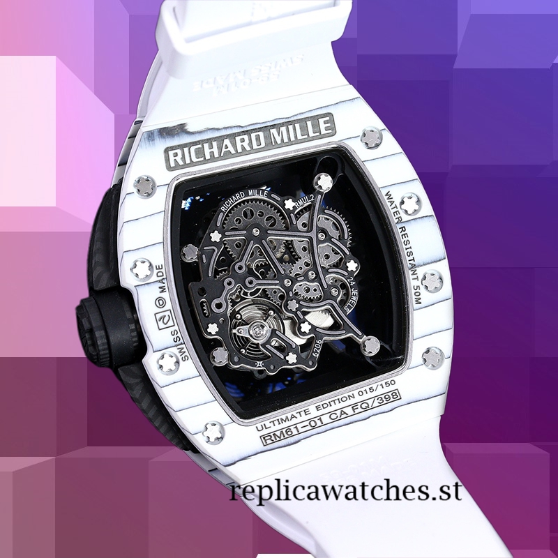 Richard Mille RM 61-01 Men 50*40mm RM 61-01-003 Automatic White - Image 4