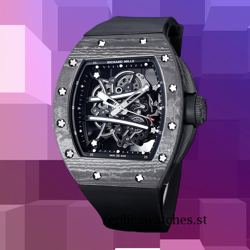 Richard Mille RM 61-01 RM 61-01-004 Men 50*40mm Black Transparent Dial - Image 2