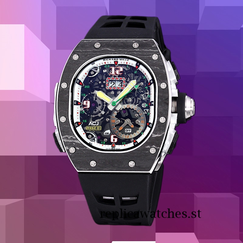 Richard Mille RM 62-01 50*42mm RM 62-01-004 Men Black - Image 2