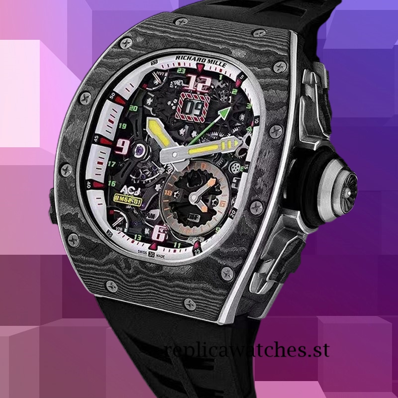 Richard Mille RM 62-01 50*42mm RM 62-01-004 Men Black - Image 3