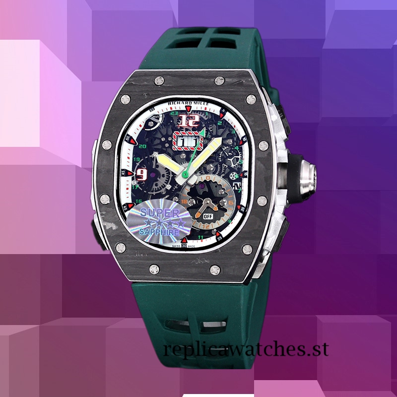Richard Mille RM 62-01 RM 62-01-006 50*42mm Men Black - Image 2