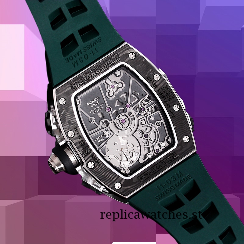 Richard Mille RM 62-01 RM 62-01-006 50*42mm Men Black - Image 4