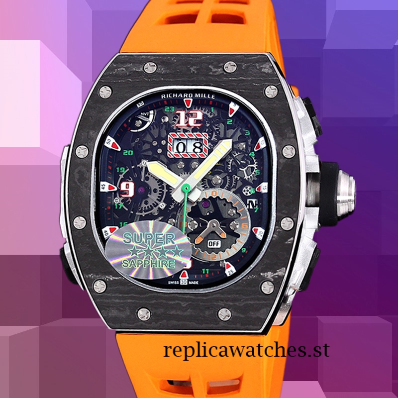 Richard Mille RM 62-01 RM 62-01-009 50*42mm Men Transparent Dial