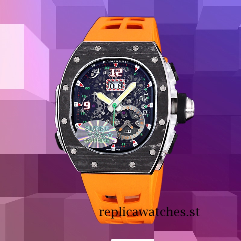 Richard Mille RM 62-01 RM 62-01-009 50*42mm Men Transparent Dial - Image 2