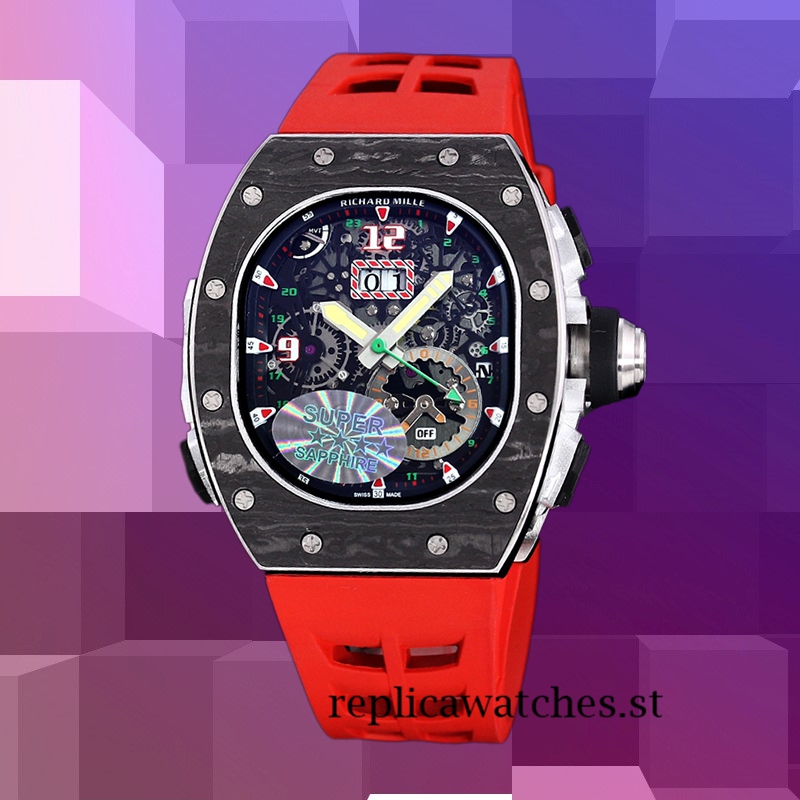 Richard Mille RM 62-01 RM 62-01-009 50*42mm Men Transparent Dial - Image 3
