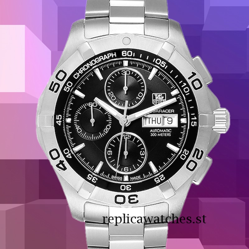 Tag Heuer Aquaracer Men's CAF2010.BA0815 Around 16mm Black Dial