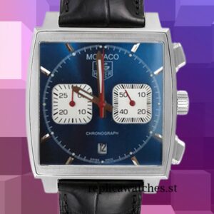 Tag Heuer Monaco CAW2111 15mm Men's 20cm Blue Dial