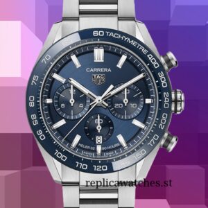 Tag Heuer Carrera CBN2A1A.BA0643 15mm Men's Blue Dial