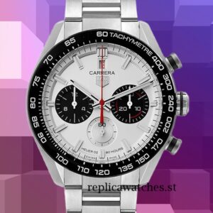 Tag Heuer Carrera Men's CBN2A1D.BA0643-1 15mm White Dial Japanese Quartz