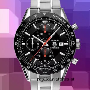 Tag Heuer Carrera Around 15mm CV2014.BA0794 Men's 18cm Black Dial